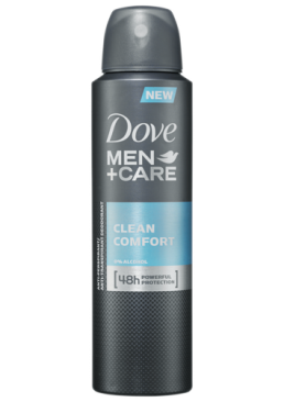 Дезодорант-антиперспірант Dove Men Clean Comfort, 150 мл